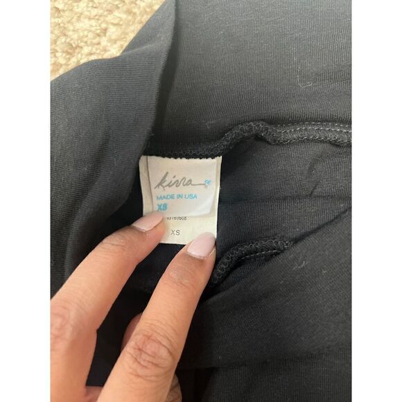 Kirra black peplum mini bandage skirt size XS - Picture 3 of 3